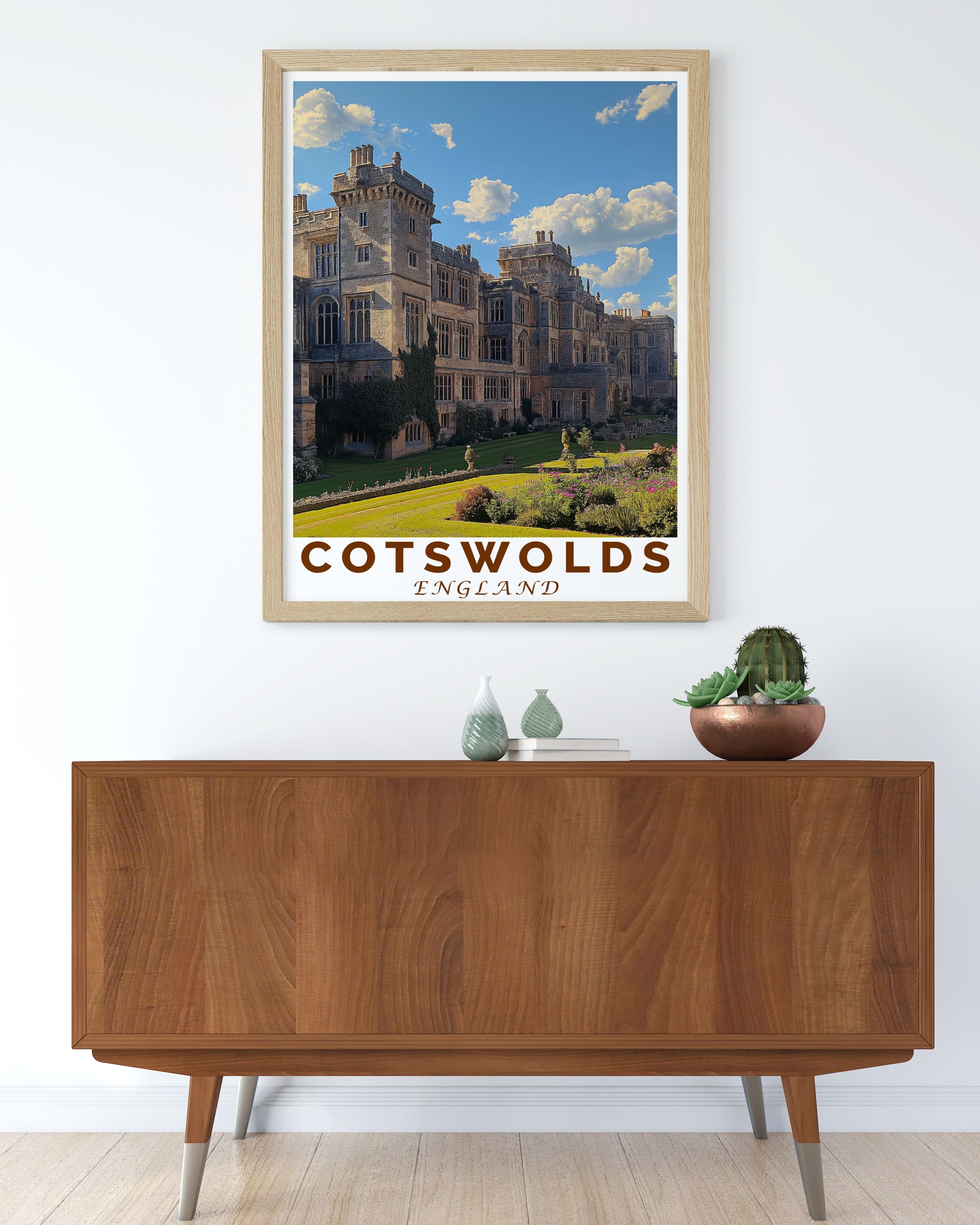 Cotswolds Custom Wall Prints - Sudeley Castle Home Decor - England Home Decor