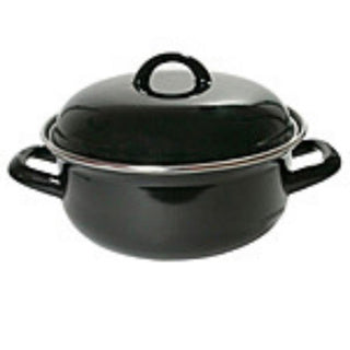 Imperial kitchen frying pan - enamel - 26cm - black