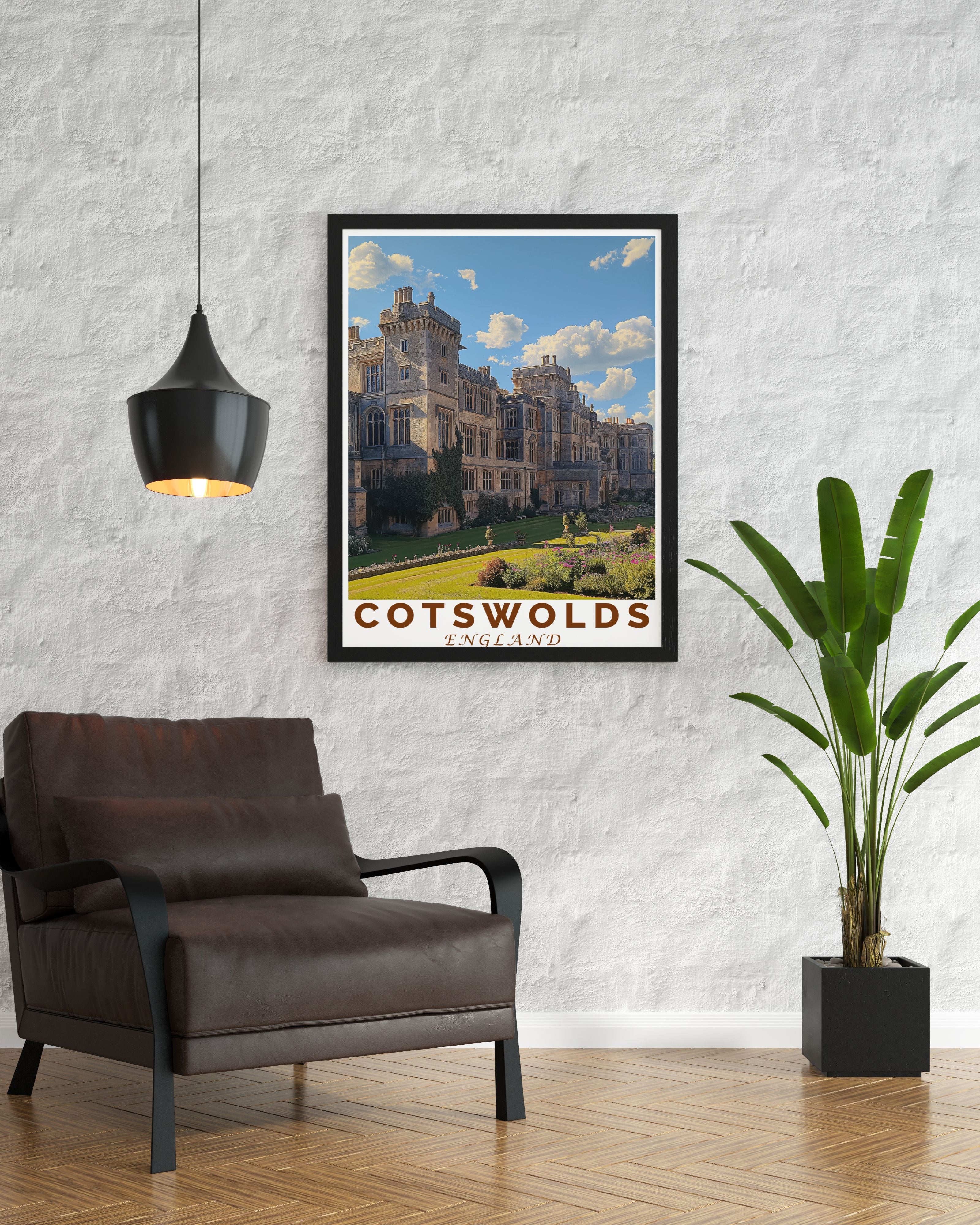 Cotswolds Custom Wall Prints - Sudeley Castle Home Decor - England Home Decor