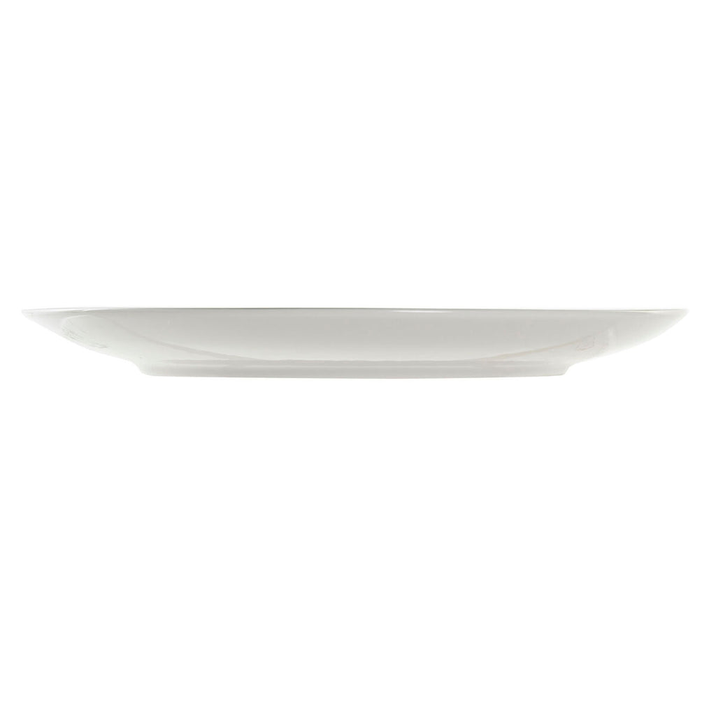 Flat plate DKD Home Decor Flowers Porcelain (27 x 27 x 2 cm)