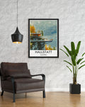 Hallstatt Gallery Wall Art Hallstatt Skywalk Home Decor Austria Home Decor
