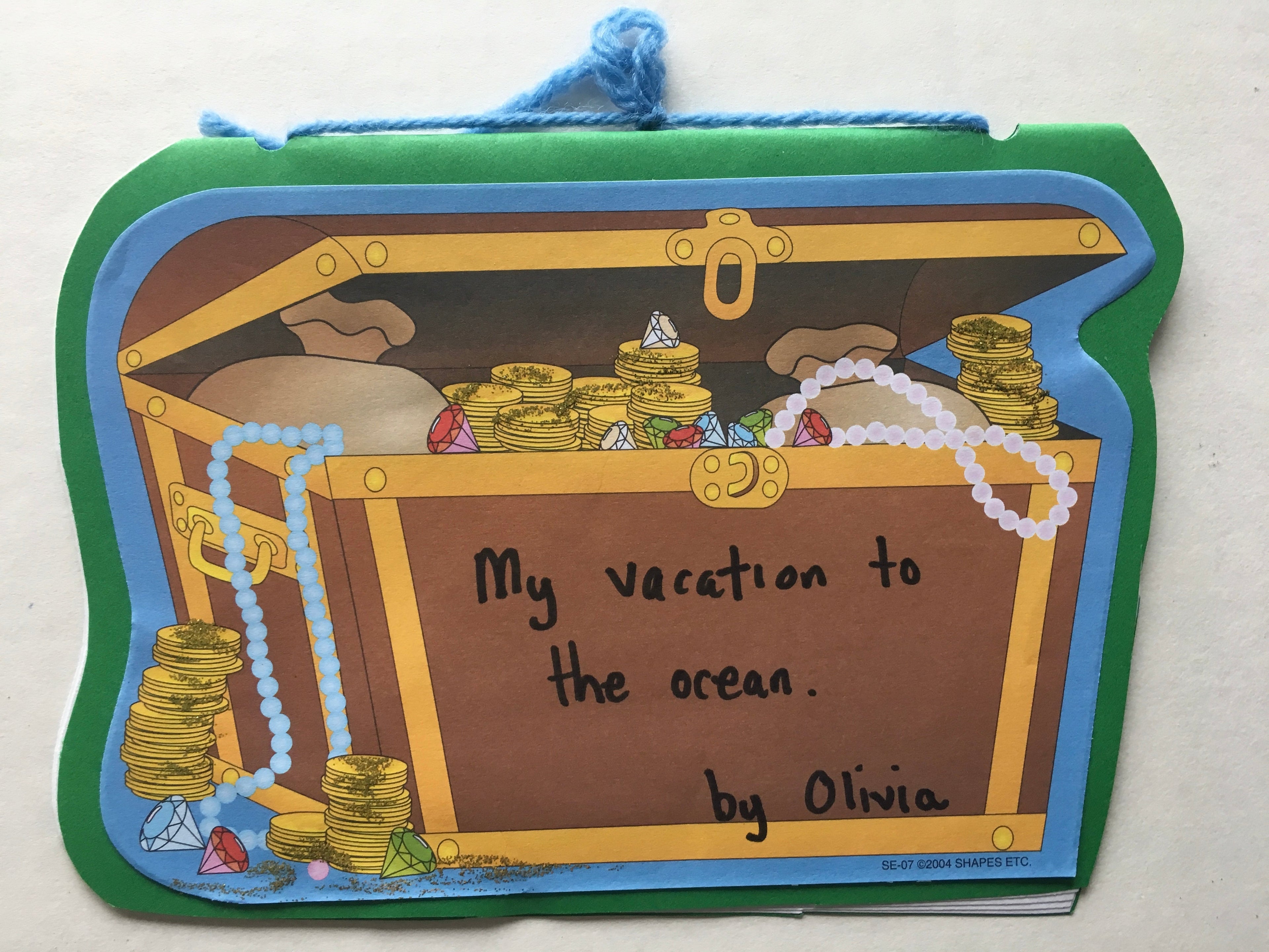 SHAPES ETC. Mini Notepad - Treasure Chest