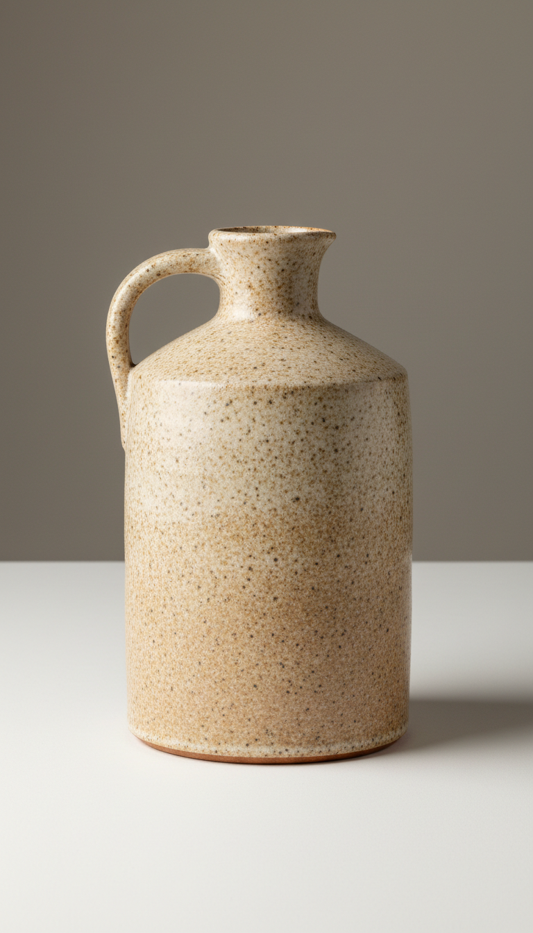 Sandstone ceramic carafe