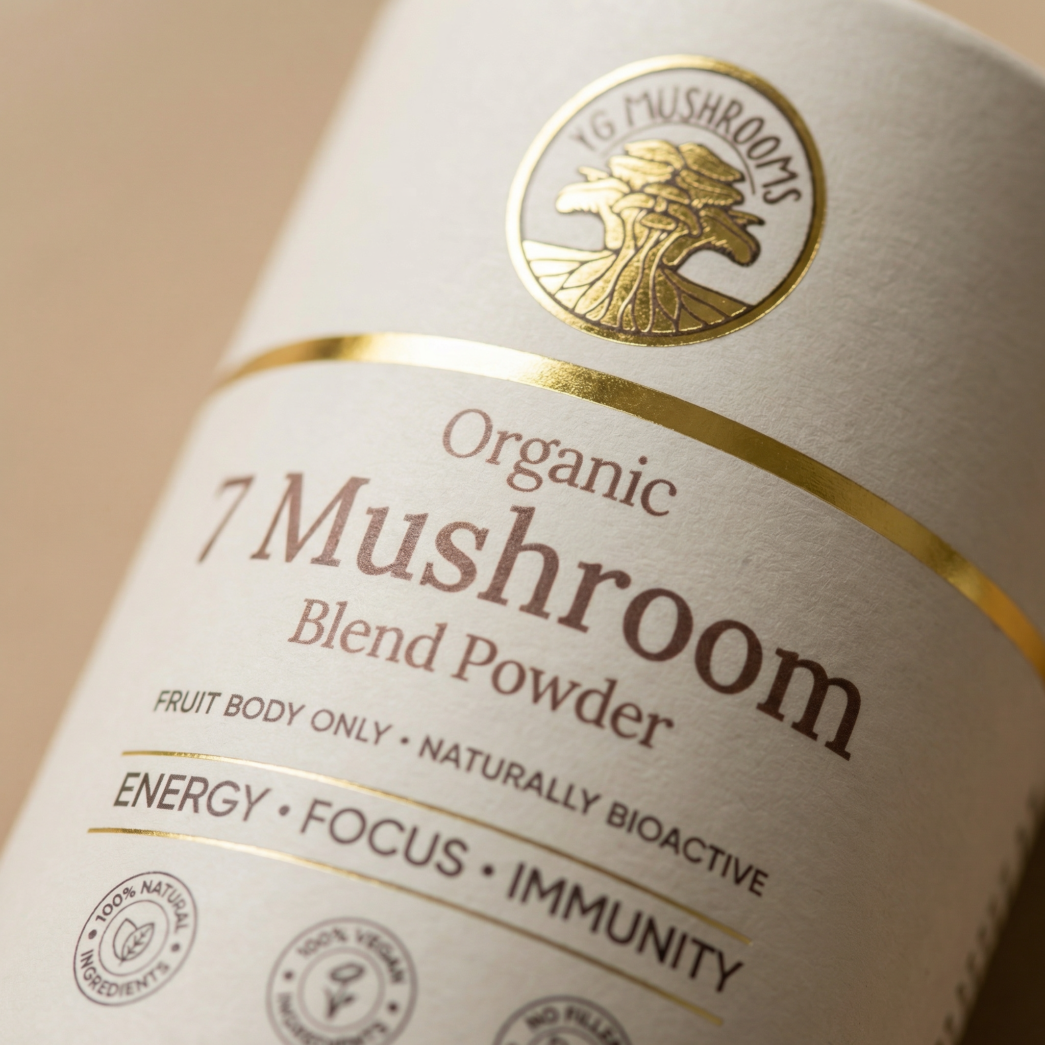 7 Mushroom Blend Powder Australia | YG Mushrooms