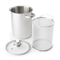 Kitchen tools imperial kitchen asparagus pasta pan 19x14 cm stainless steel