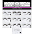 SHANY Eyelash extend - set of 10 assorted reusable eyelashes - Thin Collection - SHOP THIN - BROWS & LASHES - ITEM# SH-LASH01